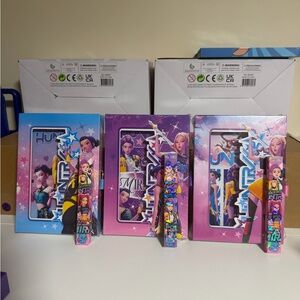 K-pop Notebooks With Lock And Pen